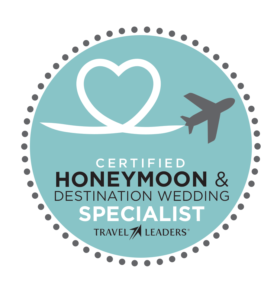 certifed honeymoon and destination wedding specialist travel leaders