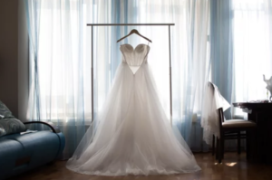 traveling with a wedding dress