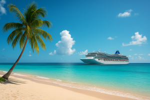cruise ship caribbean beach