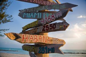 key west directional signs