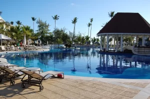 all inclusive resort poolside