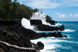 Cliffs and ocean