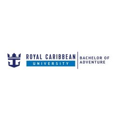 Royal Caribbean University Bachelor of Adventure logo with an anchor and crown emblem