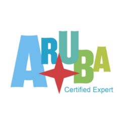 The logo for Aruba Certified Expert